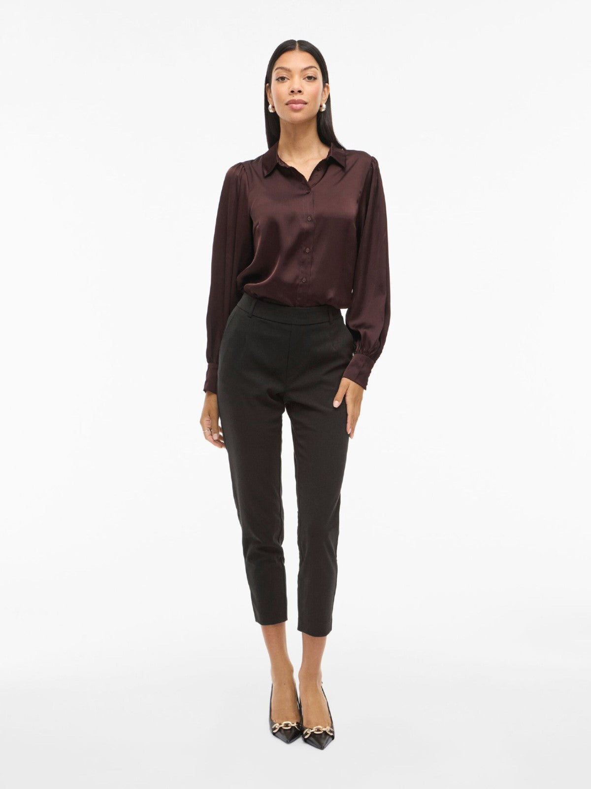 Varone Slim Black Pants
