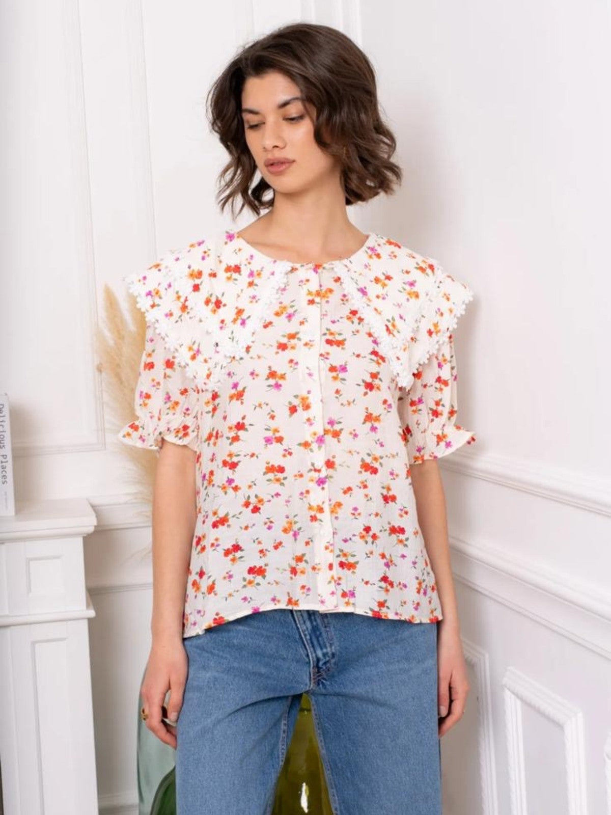 Zoe Short Sleeved Blouse